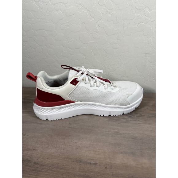 Timberland Pro Setra Athletic Work Sneaker in Cream/Cranberry Women's 8 B - Picture 5 of 8